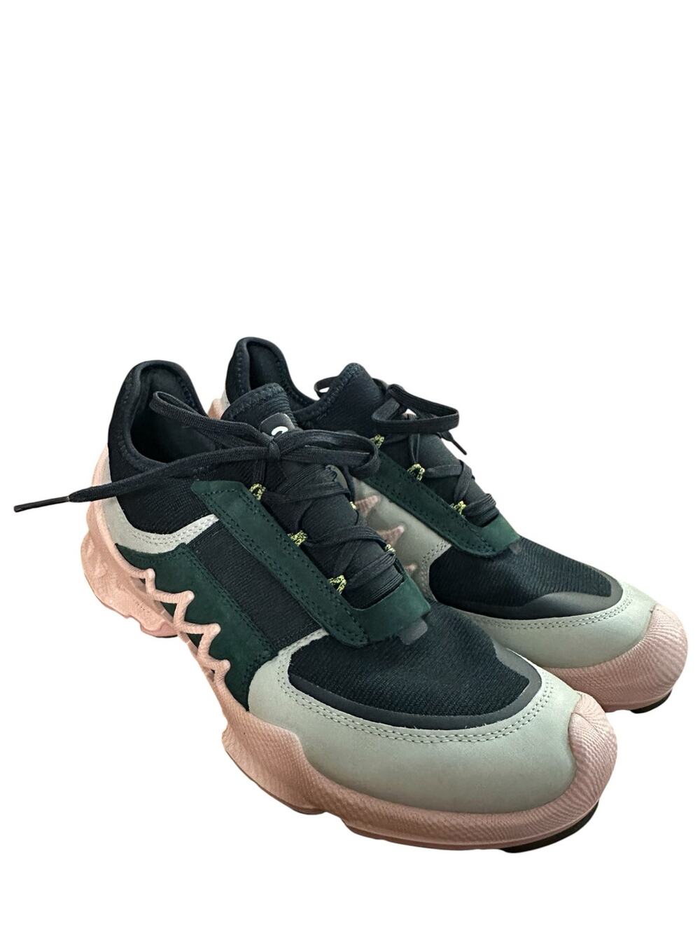 Women 39 8-8.5 Ecco Biom Aex Matcha Sea Tangle Shoes Training Knit Sneakers